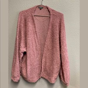 Wild Fable oversized fuzzy pink cardigan